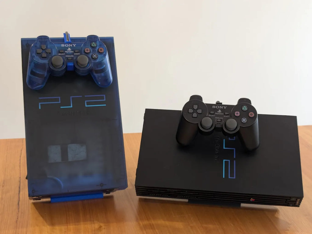 Sony PlayStation 2 konsolställ + kontrollställ – 3D-printad display
