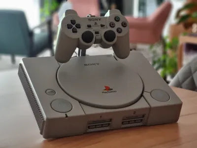 Sony PlayStation 1 konsolställ + kontrollställ – 3D-printad display