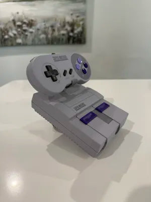 SNES Mini konsolställ + kontrollställ – 3D-printad display