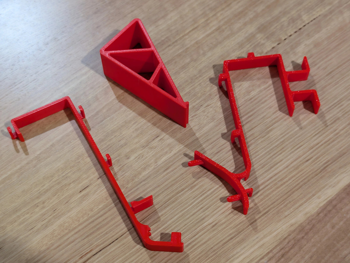Nintendo Wii konsolställ – Lutad version – 3D-printad display