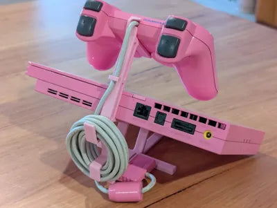 Sony PlayStation 2 Slim konsolställ + kontrollställ – 3D-print