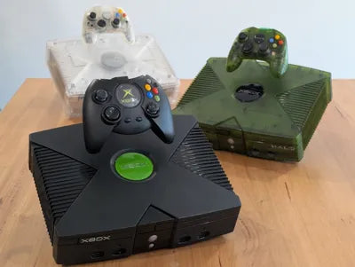 Xbox Original konsolställ + kontrollställ – 3D-printad display