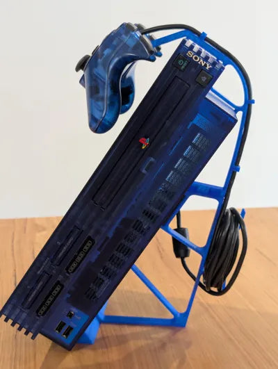 Sony PlayStation 2 konsolställ + kontrollställ – 3D-printad display