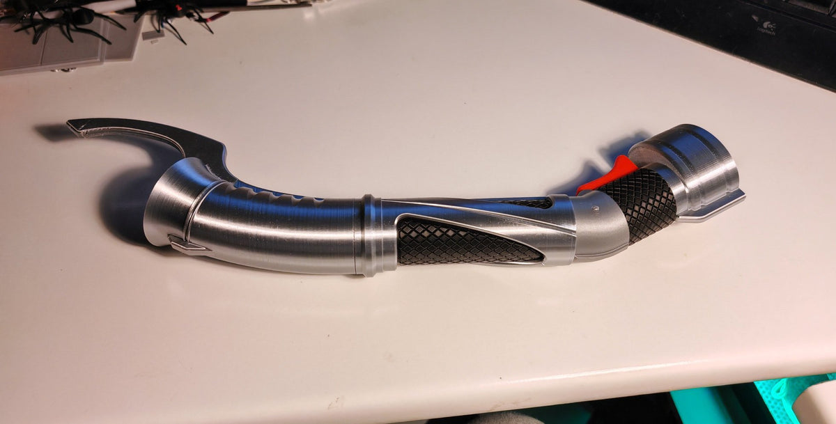 Star Wars Count Dookus Lightsaber – 3D-printad replika cosplay display