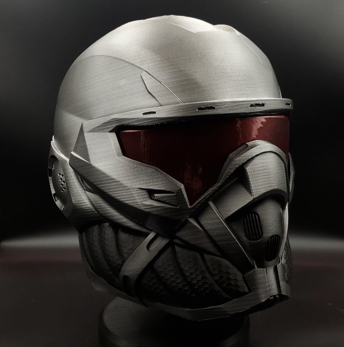 Crysis-inspirerad Nanosuit-hjälm – 3D-printad cosplaymodell