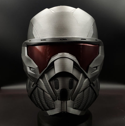 Crysis-inspirerad Nanosuit-hjälm – 3D-printad cosplaymodell