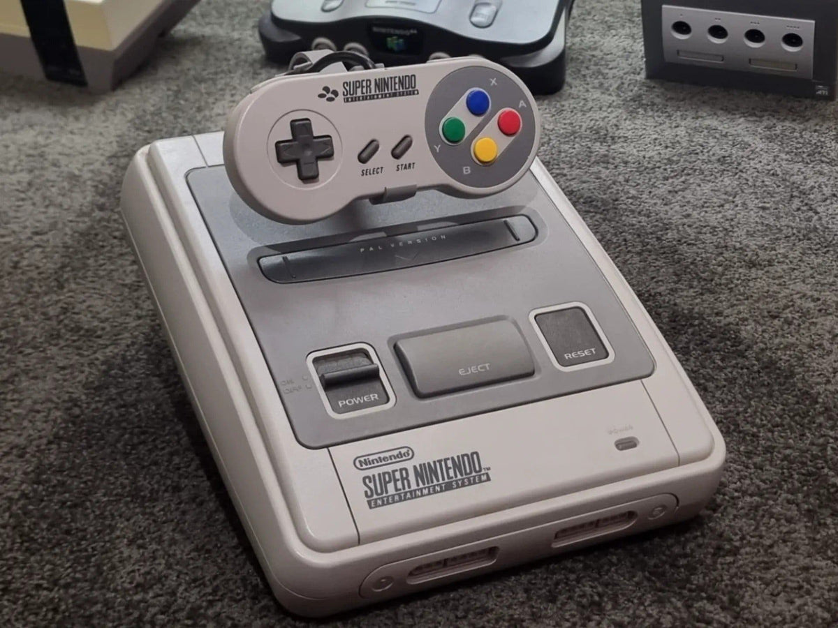 Konsolställ kompatibelt med Super Nintendo (SNES)