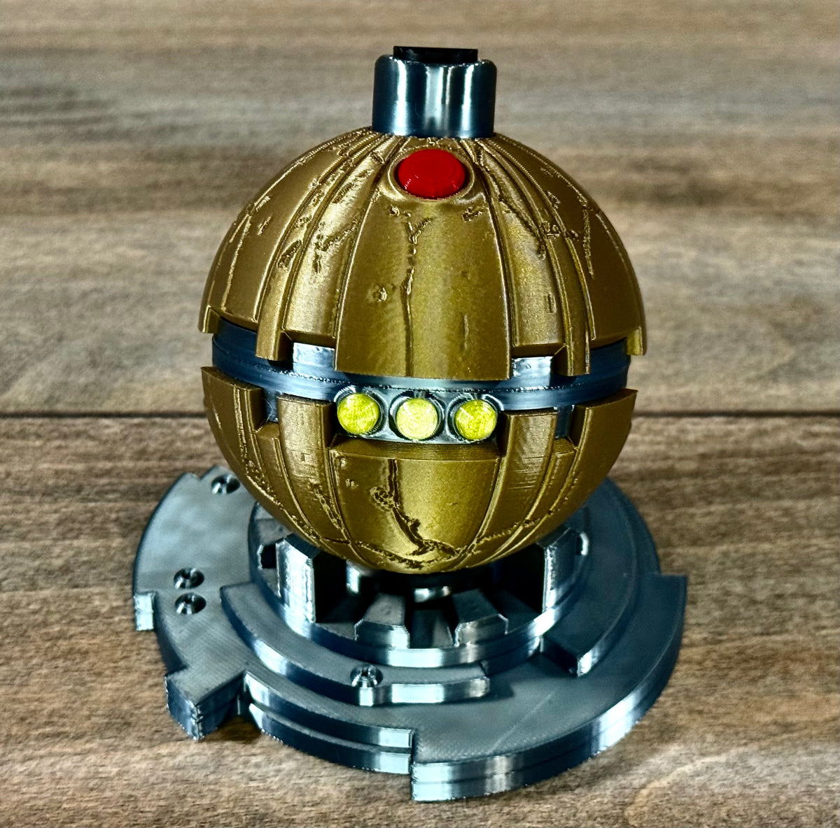 Star Wars Thermal Detonator Data Port Display – 3D-printad replika cosplay