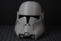Commander Bacara helmet front view assembled