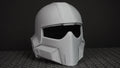 Helldivers 2 B-01 Tactical Helmet – front 3/4 view