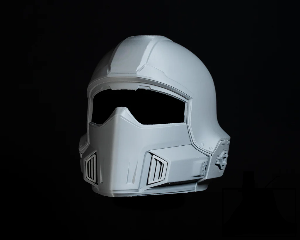 Helldivers 2 B-01 Tactical Helmet – side profile