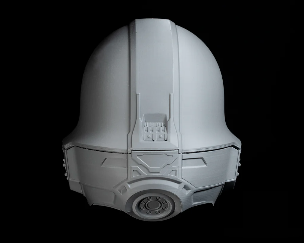 Helldivers 2 B-01 Tactical Helmet – rear view