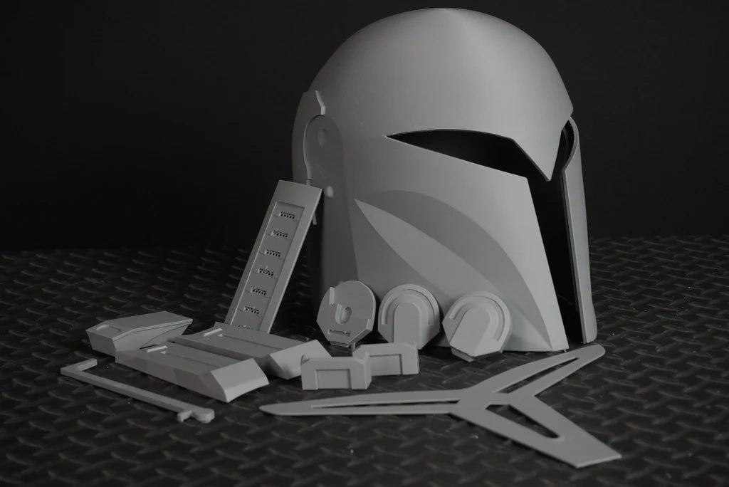 Bo-Katan Kryze hjälm – 3D-printad cosplaymodell - SwePrint3D