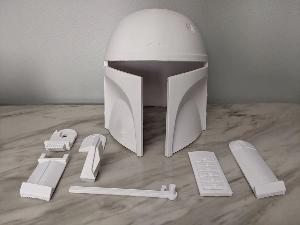 Boba Fett-hjälm – 3D-printad cosplaymodell - SwePrint3D
