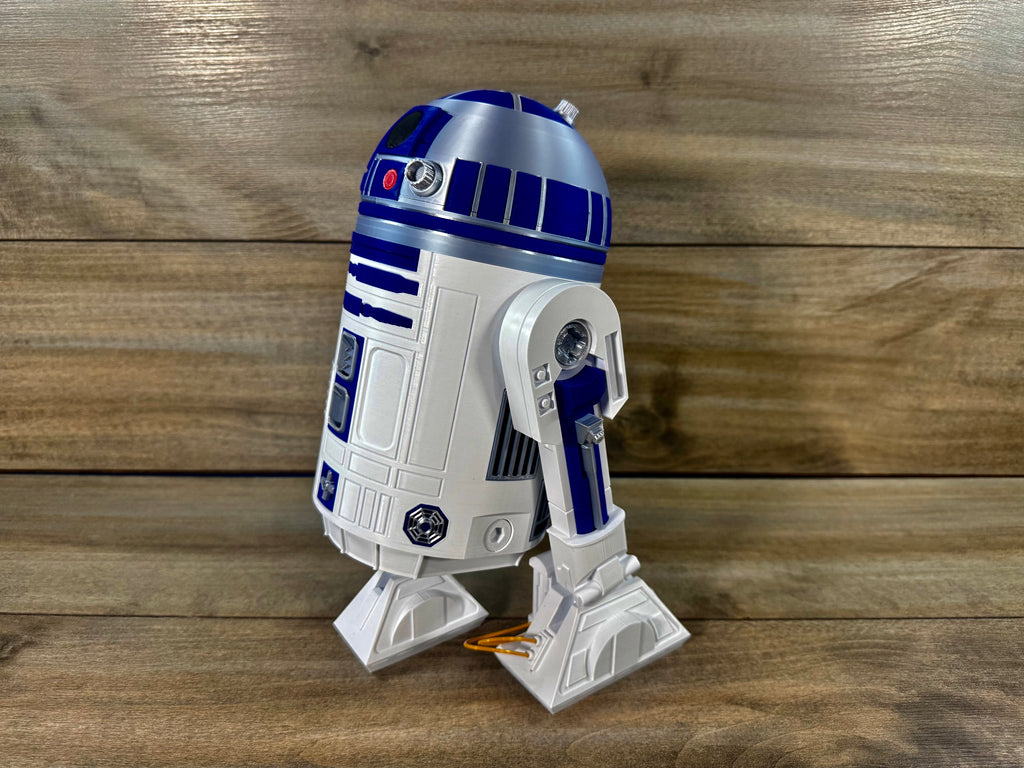 Star Wars R2-D2 – 3D-printad replika 33cm cosplay display