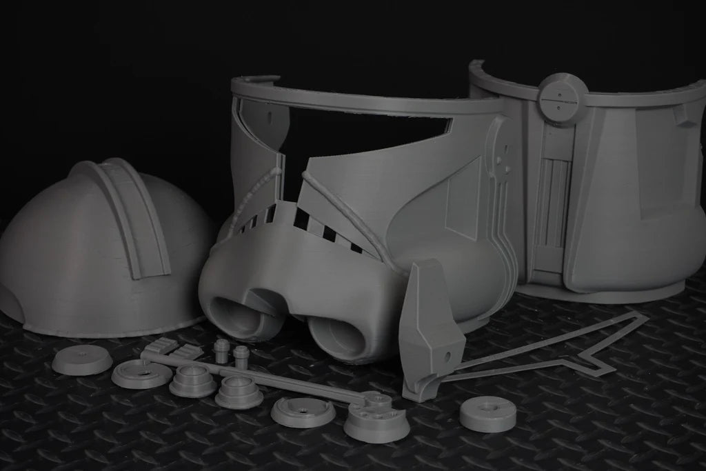 Captain Rex hjälm – 3D-printad cosplaymodell - SwePrint3D