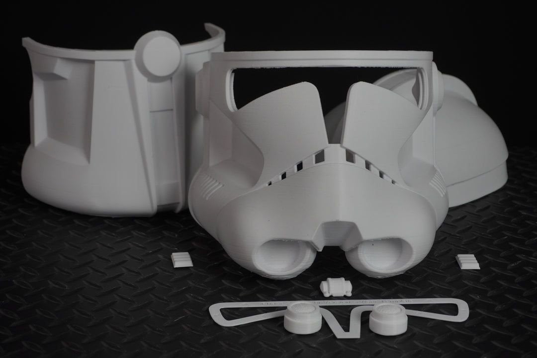 Clone Trooper Phase 2 Hjälm – 3D-printad cosplaymodell