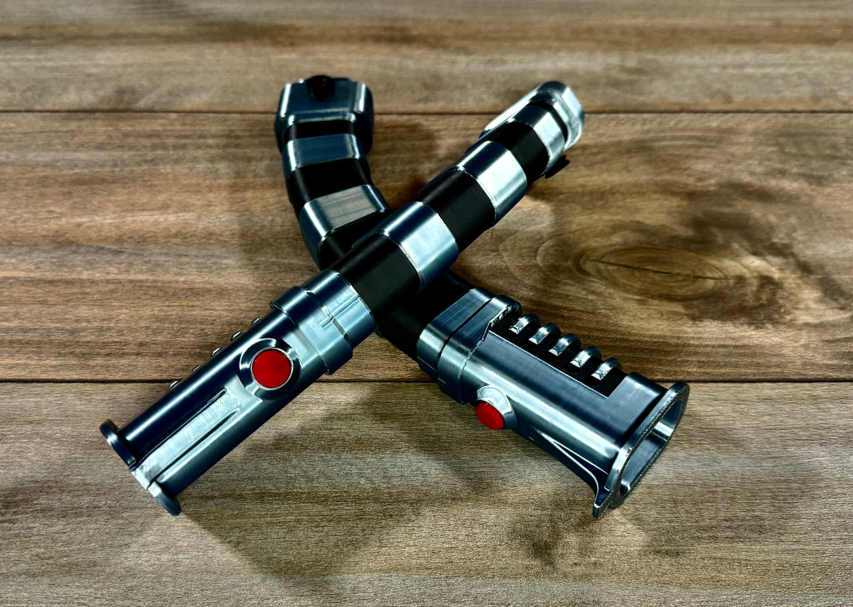 Star Wars Asajj Ventress Dubbla Lightsabers – 3D-printad replika cosplay