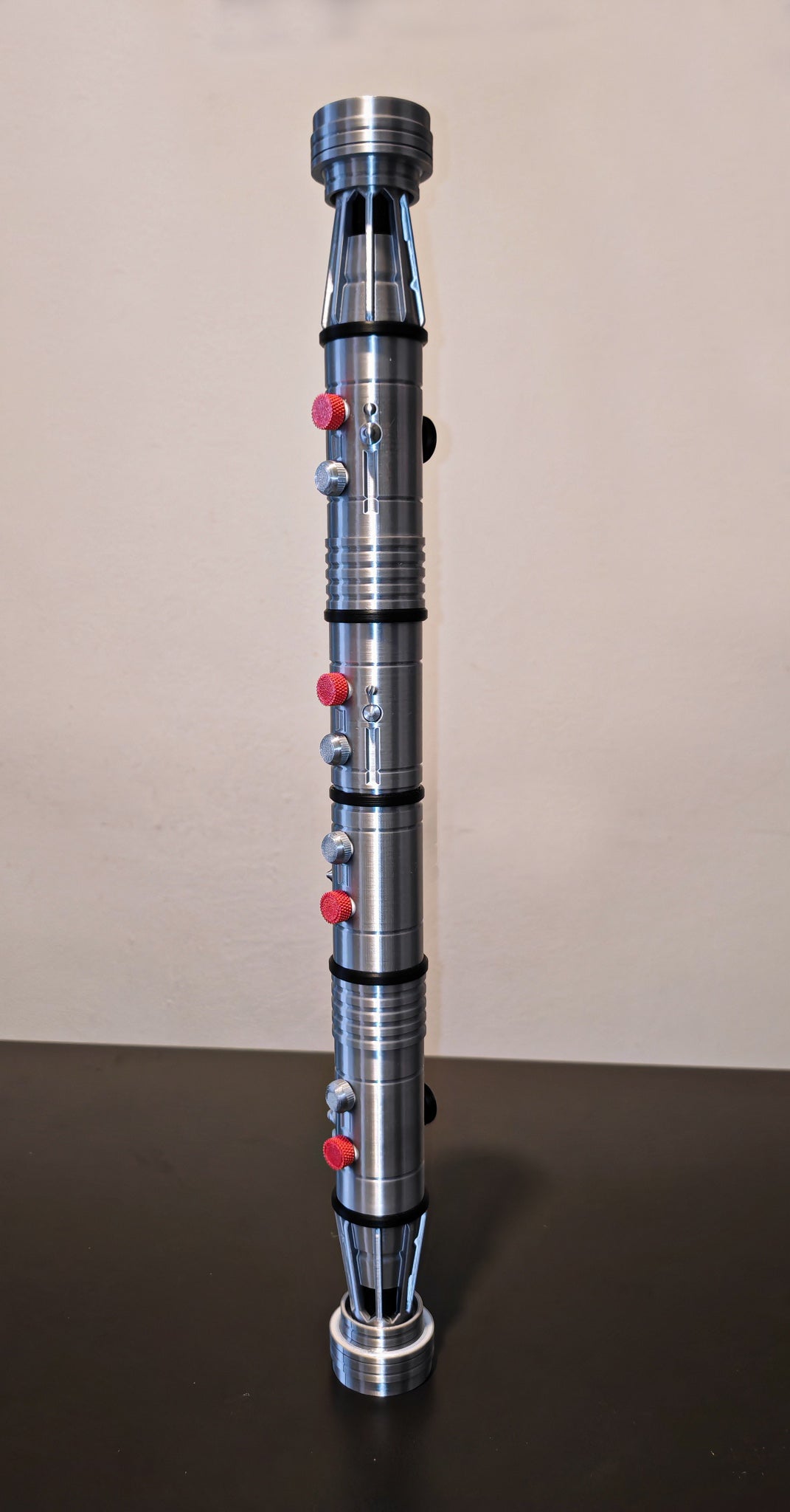 Star Wars Darth Mauls Dubbelblad Lightsaber – 3D-printad replika cosplay