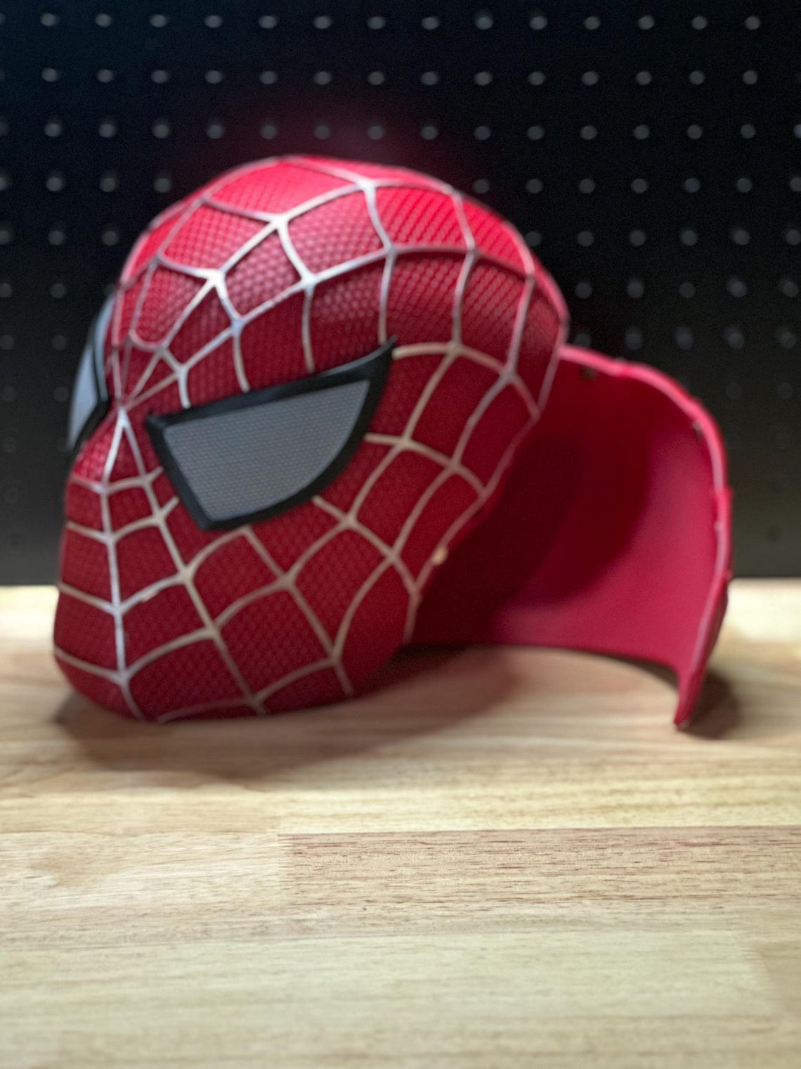 Spider-Man Red & Blue Suit-hjälm – 3D-printad cosplaymodell