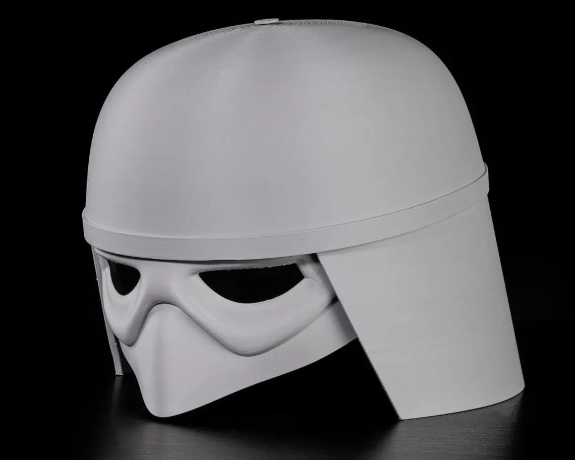 Snowtrooper hjälm – framirån monterad
