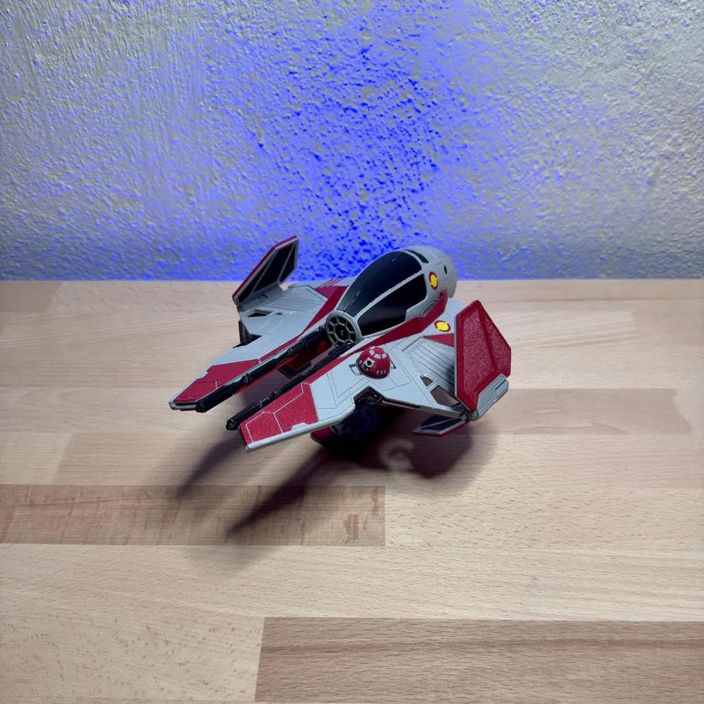 Jedi Starfighter-inspirerad Kit Card – 3D-printad byggmodell - SwePrint3D