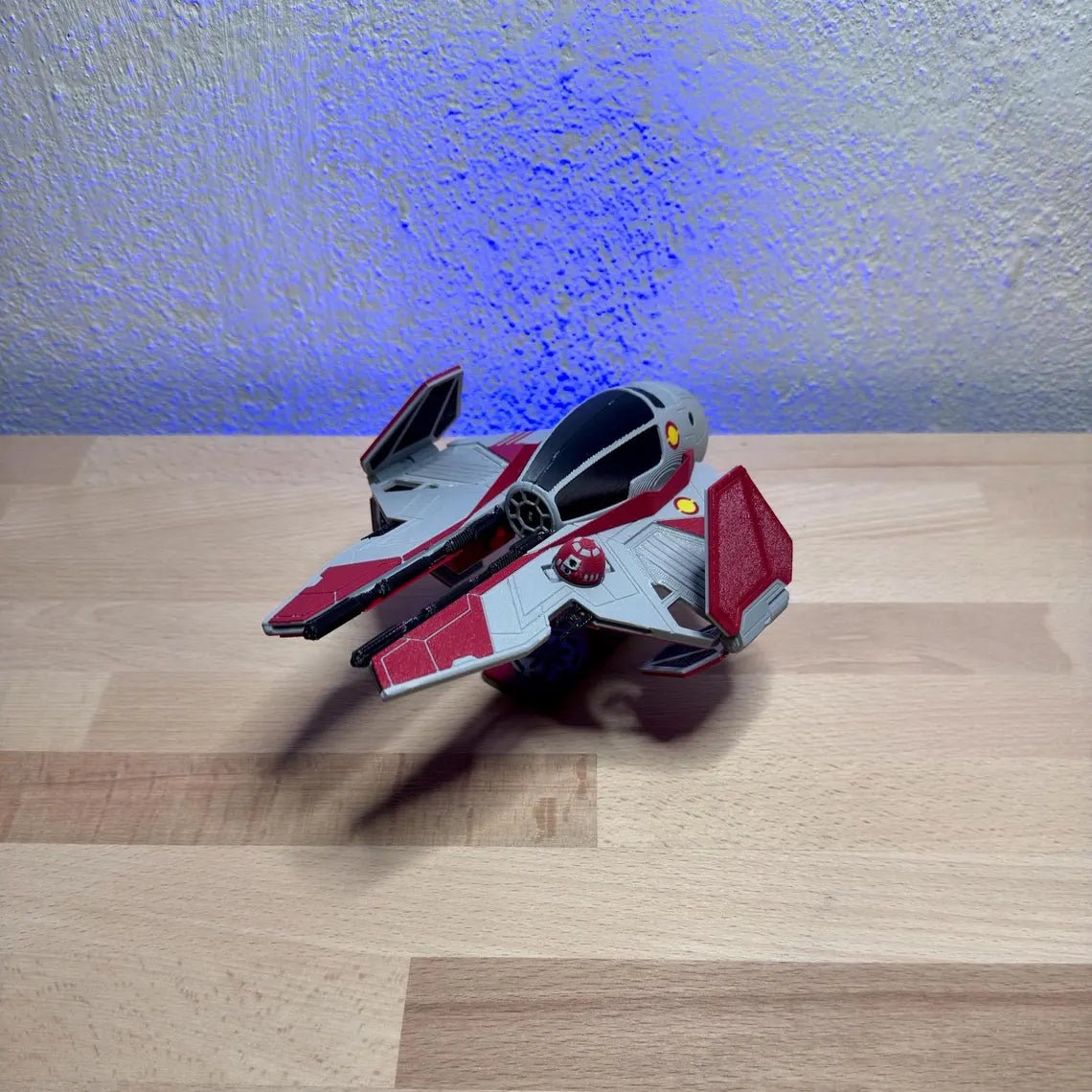 Jedi Starfighter-inspirerad Kit Card – 3D-printad byggmodell - SwePrint3D