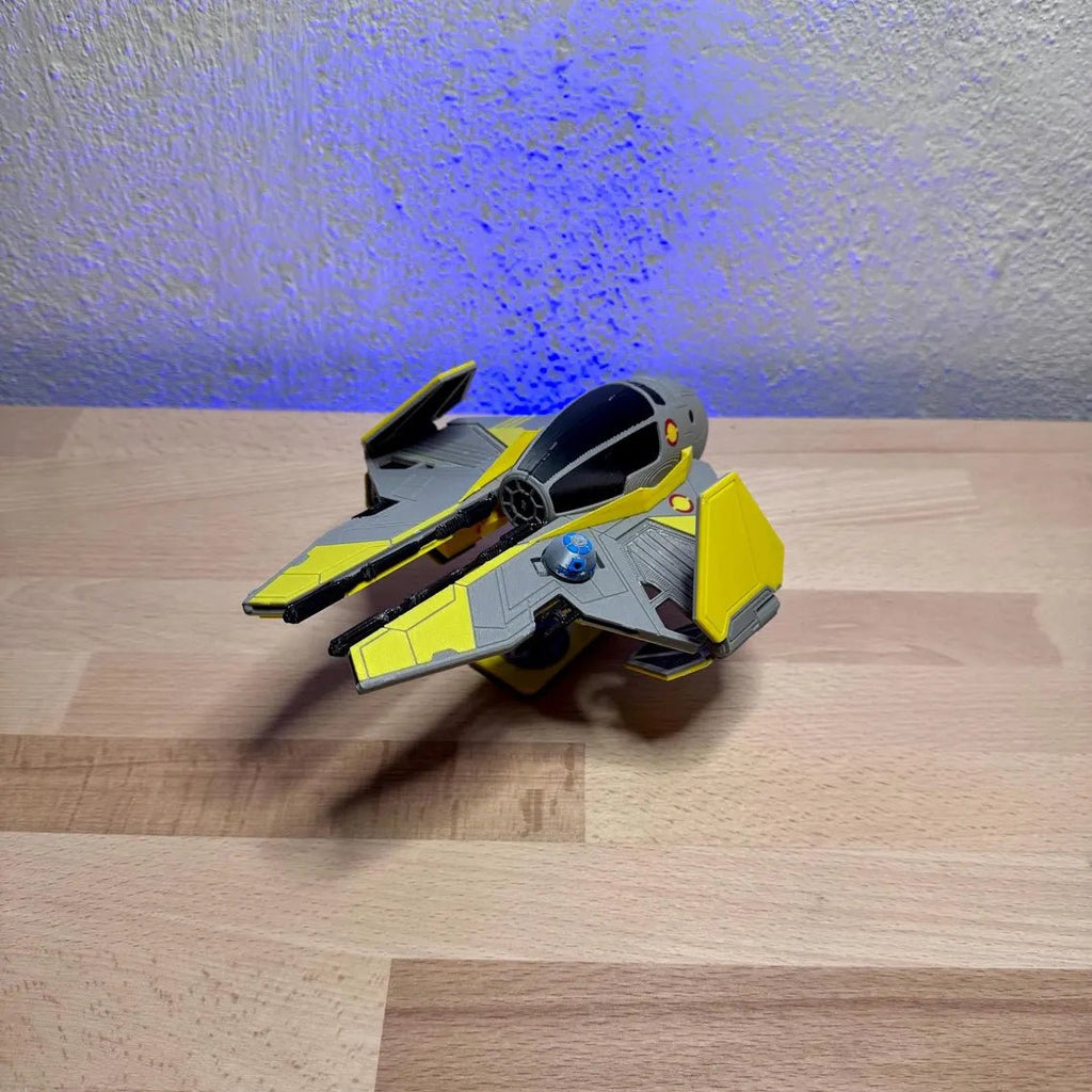 Jedi Starfighter-inspirerad Kit Card – 3D-printad byggmodell - SwePrint3D