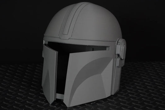 Mandalorian-inspirerad hjälm – 3D-printad cosplaymodell