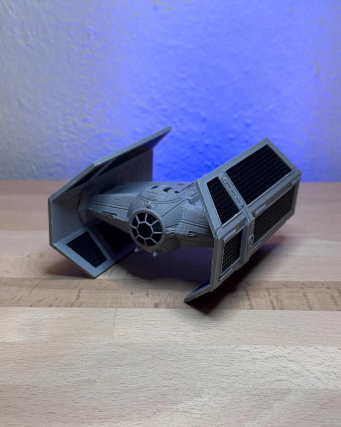 TIE Advanced-inspirerad Kit Card – 3D-printad byggmodell - SwePrint3D