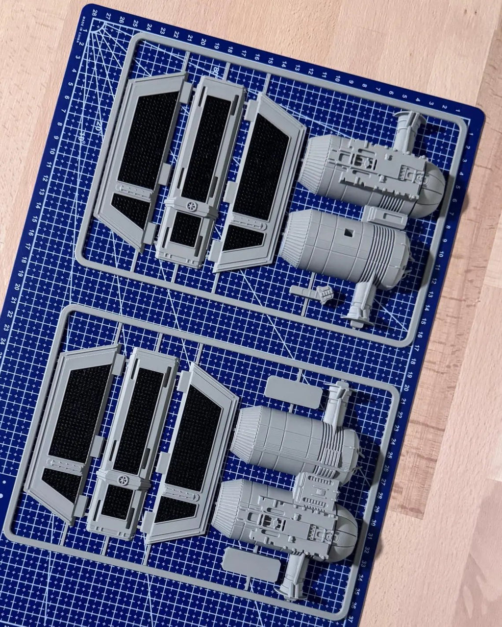 TIE Bomber-inspirerad Kit Card – 3D-printad byggmodell - SwePrint3D