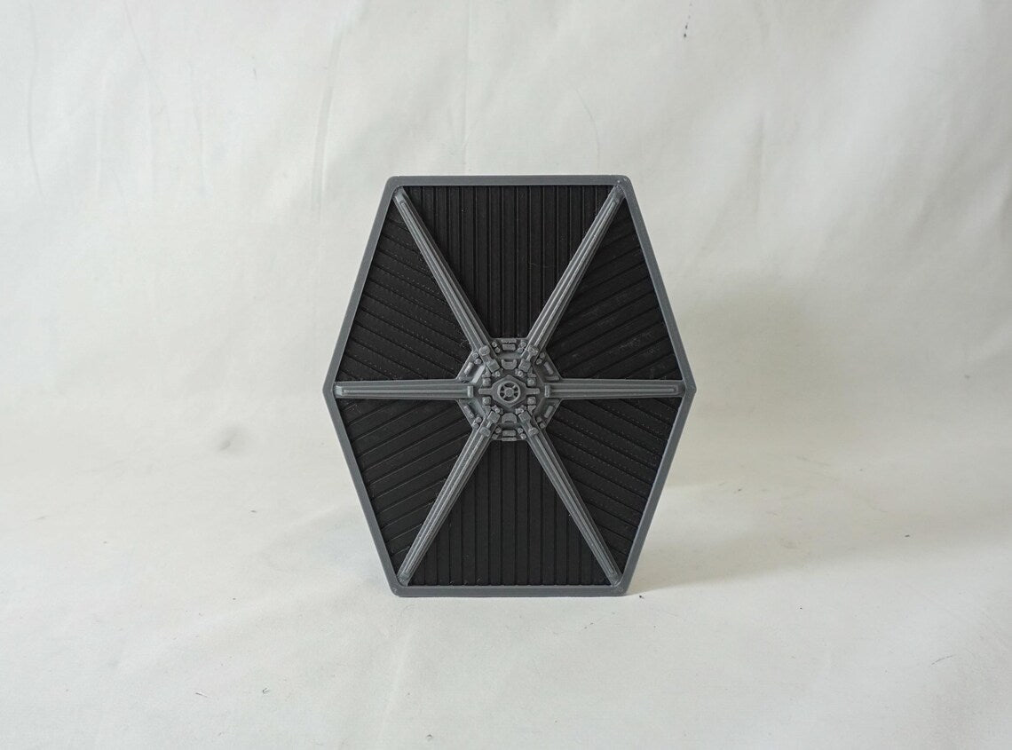 TIE Fighter-inspirerad Kit Card – 3D-printad byggmodell - SwePrint3D